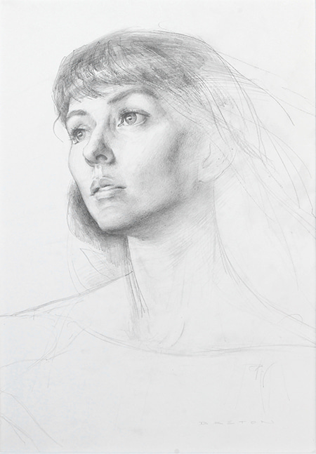 Portrait Study for The Sea Has Many Voices by Scott  Breton | Lethbridge Gallery